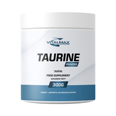 VITALMAX TAURINE POWDER 300G TAURYNA ENERGIA MOC