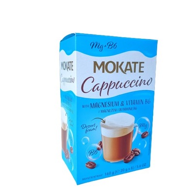 MOKATE CAPPUCINO MAGNEZ 160g DATA: 2025.03.27