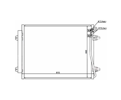 РАДИАТОР КОНДИЦИОНЕРА VW PASSAT B7 США TYPE 11- фото