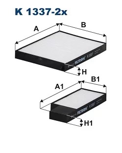 K1337-2X FILTRO CABINAS  