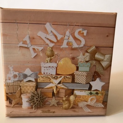 pudełko dekoracyjne prezentowe Boże Narodzenie