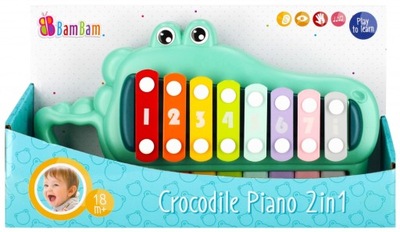 Pianinko Krokodylek 2W1 BAM BAM 492794