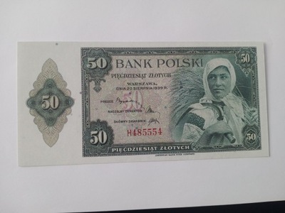 POLSKA - 50 ZŁOTYCH 1939 - BANK POLSKI NA EMIGRACJII- KOPIA- K58XX