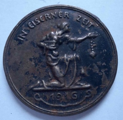 MEDAL NIEMCY 1916 IN EISERNER ZEIT