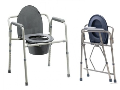 Krzesło toaletowe Składane Sedes do pokoju Krzesło WC dla niepełnosprawnych