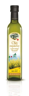 Goccia D'Oro Olej rzepakowy eko 500 ml