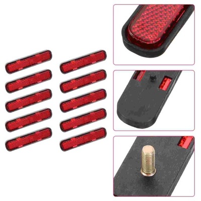 10 PC. SAFETY RED ODBLYSNIK WKRETY P  