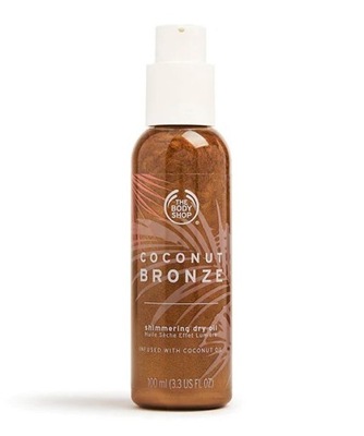 THE BODY SHOP_COCONUT BRONZE SHIMMIERING DRY OIL