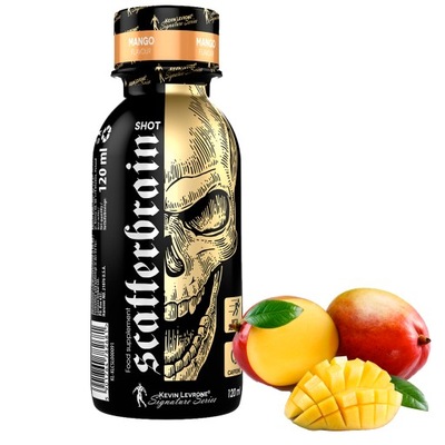 KEVIN LEVRONE SCATTERBRAIN SHOT 120ml PRE-WORKOUT PUMP SIŁA POMPA MIĘŚNIOWA