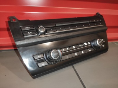 Bmw 5 f10 f11 f07 панель радіо обдув кондиціонера рамка чорний оригінал фото №1