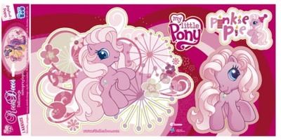 My Little Pony Wielka Naklejka na ścianę Mega Naklejki Pinkie Pie