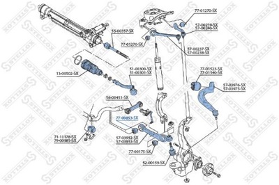 ВТУЛКА ВАЖЕЛЯ AUDI A4 B8 AVANT 1.8 TFSI 11-15