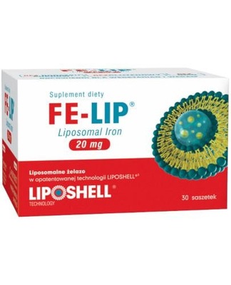 FE-LIP liposomalne żelazo 20 mg 30 saszetek