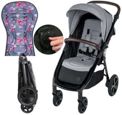 BABY DESIGN LOOK AIR Wózek spacerowy POMPOWANE KOŁ