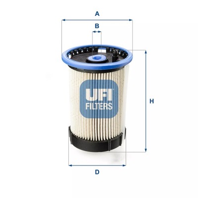 ФИЛЬТР ТОПЛИВА UFI 26.065.00