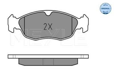 КОЛОДКИ HAM. PEUGEOT P. 306 93-02 Z ДАТЧИКОМ 0252143017/W MEYLE