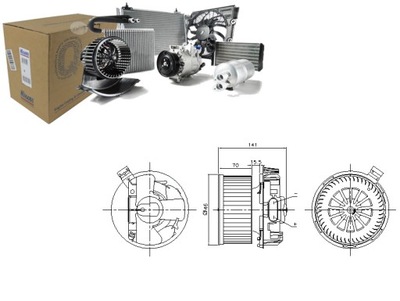 NISSENS VENTILADOR SOPLADOR NISSAN MICRA C C 1.4 1  