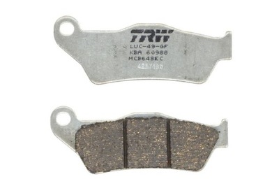 PADS BRAKE PRZOD/TYL LUCAS MCB648EC  