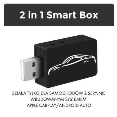 ADAPTADOR PARA BEZPRZEWODOWEGO APPLE CARPLAY ANDROID AUTO  