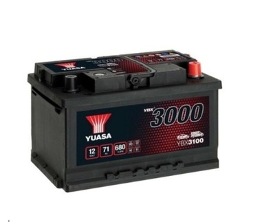 BATTERY YUASA 12V 71AH/680A SMF P+  