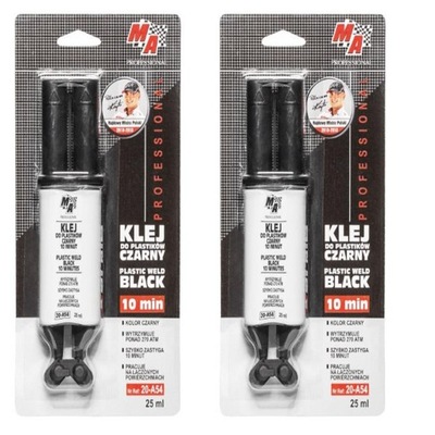 2X KLEJ DO SPAWANIA PLASTIKÓW PLASTIKU CZARNY