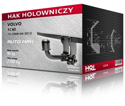 Hak holowniczy VOLVO XC60, 10/2008-04/2012