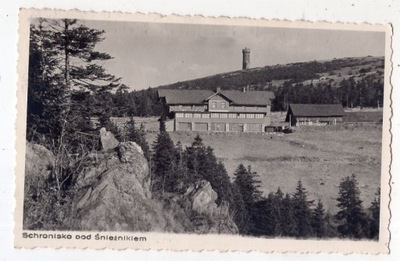 Śnieżnik k Międzygórze - Schronisko - FOTO ok1950