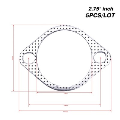 KOLNIERZ DE TUBO DE ESCAPE 5 SZTUK/PARTIA 2.25/2.5/2.75/3 INTEGRO USZCZEL~0799  