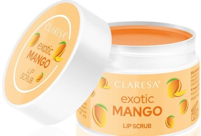 CLARESA EXOTIC MANGO LIP SCRUB PEELING D UST MANGO