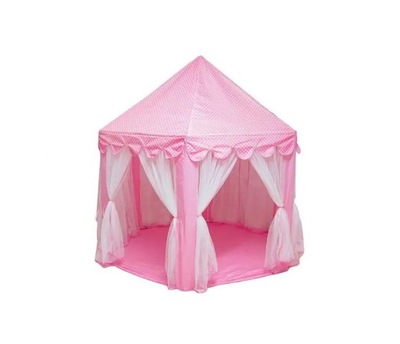 Namiot domek zamek dla dzieci różowy 135х140cm