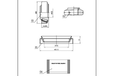 STARLINE GUOLIS RATAI KOMPLEKTAS KPL FORD SIERRA 1.6-2.0 87-92 KAIRYSIS RATAS 