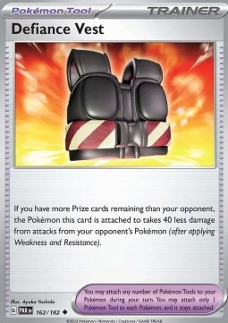 Pokemon TCG Item - Defiance Vest (PAR 162)