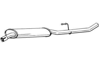 BOSAL SILENCIADOR SISTEMAS DE ESCAPE PARTE TRASERA CITROEN C8 LANCIA PHEDRA PEUGEOT  