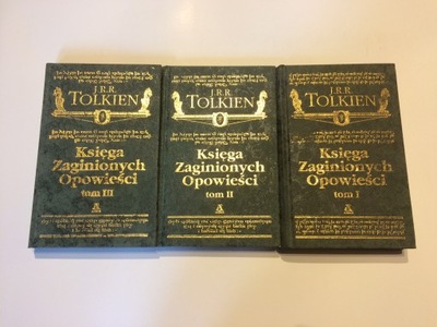 KSIĘGA ZAGINIONYCH OPOWIEŚCI Tomy 1-3 KOMPLET J.R.R Tolkien