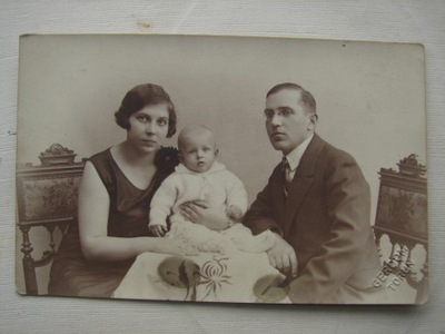 Toruń / GERDOM - stare zdjęcie z 1929 r - rodzina