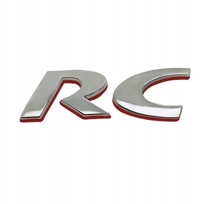 PEGADURA DE AUTOMÓVIL RC 3D METAL LOGOTIPO  