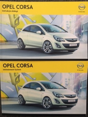 OPEL CORSA D 2011-2014 POLSKA MANUAL MANTENIMIENTO + RADIO NAVEGACIÓN TELÉFONO  