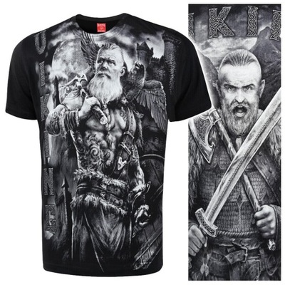 Koszulka T-shirt Viking Wiking Thor Valhalla L