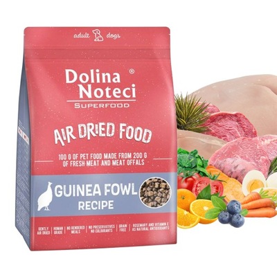 DOLINA NOTECI SUPERFOOD Karma psa perliczka 1 kg