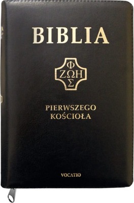 Biblia Pierwszego Kościoła zamek index złoto czarn