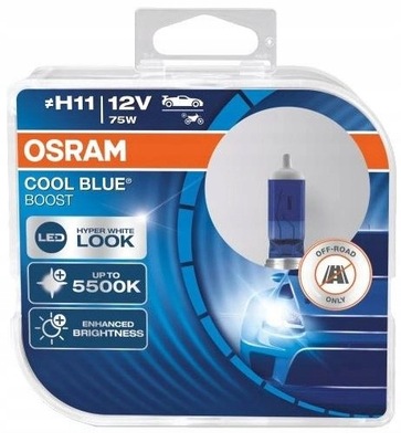 G0UR7O OSRAM ЛАМПОЧКА (КОМПЛЕКТ 2 ШТУКИ.) H11 PGJ 19-2 БЕЗ HOMOLOGACJI DROGOWEJ C