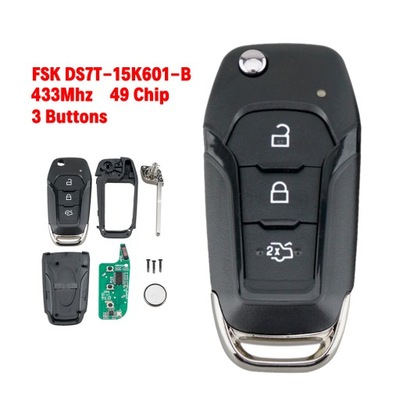CONTROL REMOTO LLAVE 433MHZ FORD MONDEO MK5 DS7T-15K601-B  