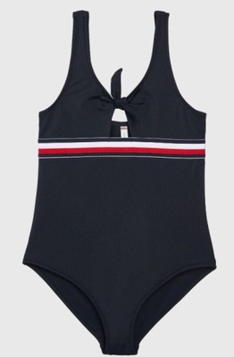 TOMMY HILFIGER STRÓJ KĄPIELOWY Z LOGO 152/164 SPG