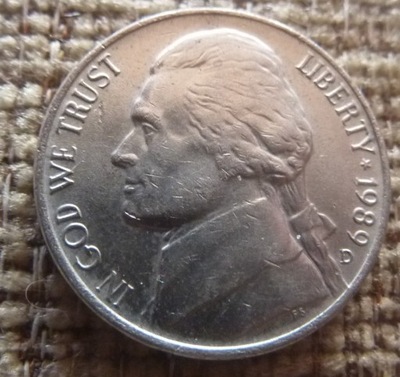 5 cent USA 1989 D