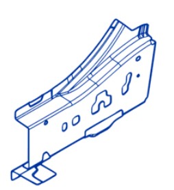 Element порог сторона правая sandero, logan, jogger фото №1