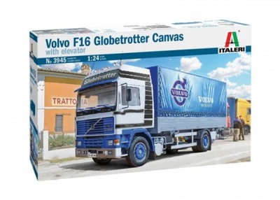 Model ciężarówki Volvo F16 Globetrotter Canvas 1/24 - Italeri 3945