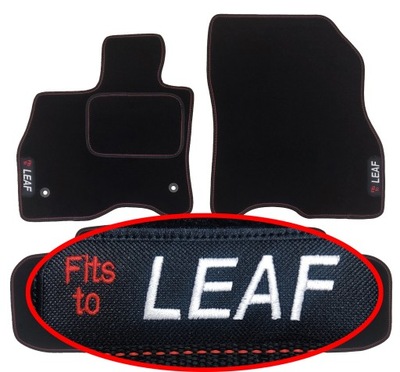 NISSAN LEAF I DE 2010-2017 ALFOMBRILLAS DE FELPA PARA AUTO HAFT  