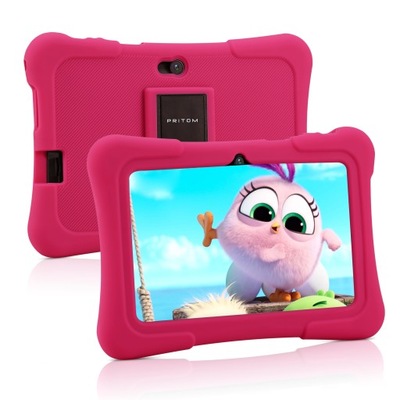 7'' tablet dla dzieci, Android 10, różowy