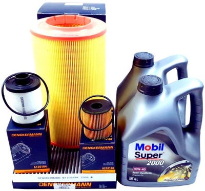 4 FILTROS 8L ACEITES MOBIL 10W40 BOXER II DUCATO 3 JUMPER II 2.2 HDI SIN DPF  