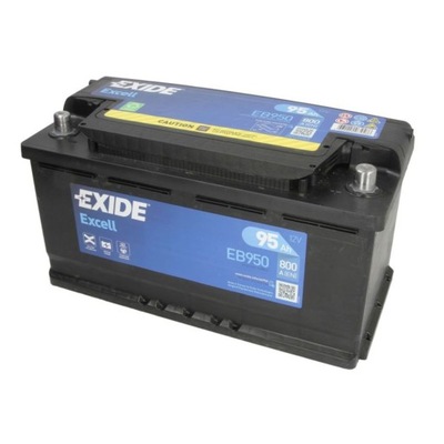 АКУМУЛЯТОР EXIDE EXCELL 95AH 800A P+
